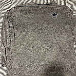 Mens xl nike dri fit Dallas cowboys long sleeve shirt